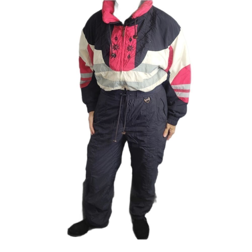 VINTAGE 90s Tyrolia by Head embroidered drawstring waist ski snowsuit M